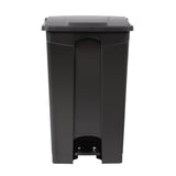 CW724 Jantex Kitchen Pedal Bin Black 87Ltr JD Catering Equipment Solutions Ltd