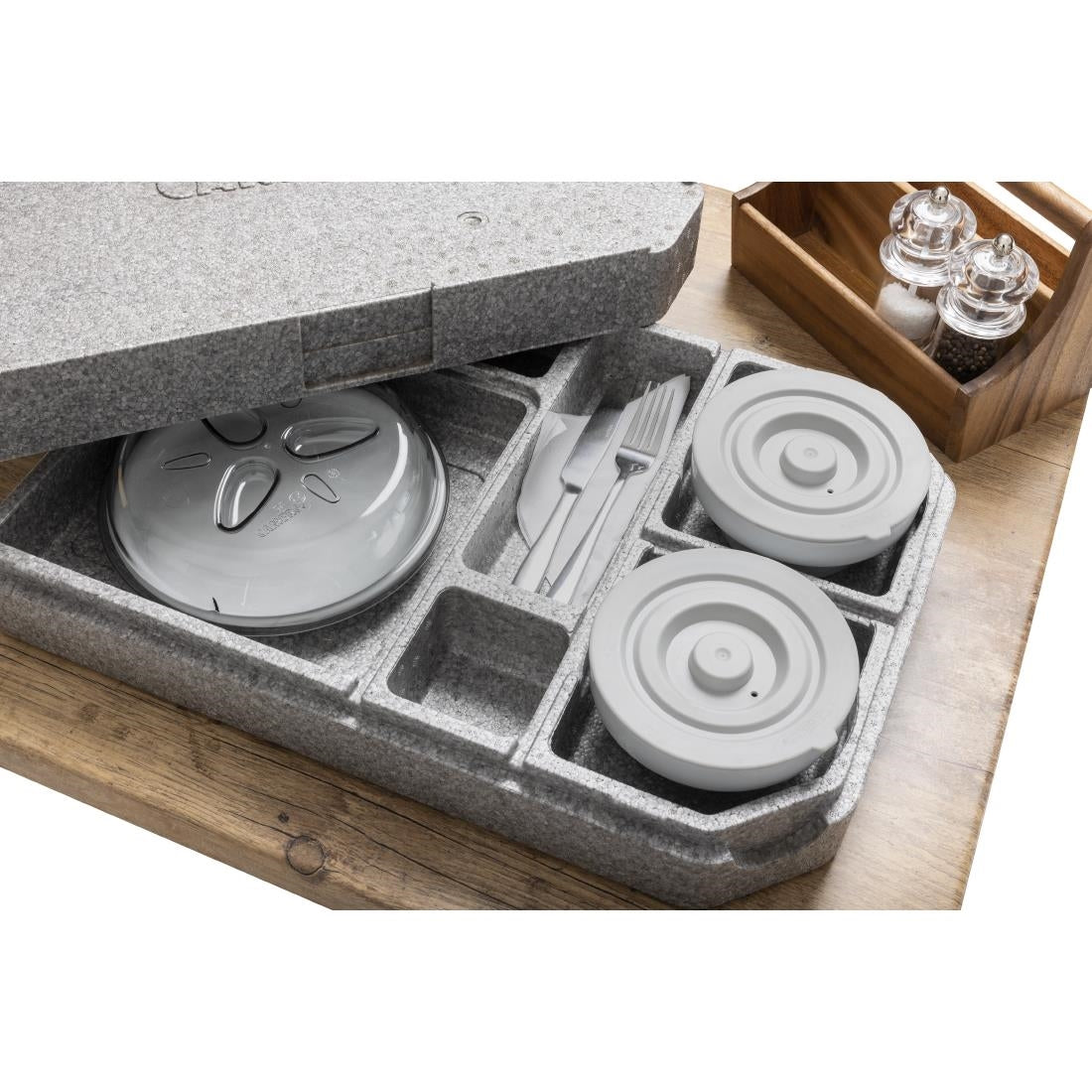 CW811 Cambro Tablotherm Meal Delivery System with Dishes JD Catering Equipment Solutions Ltd