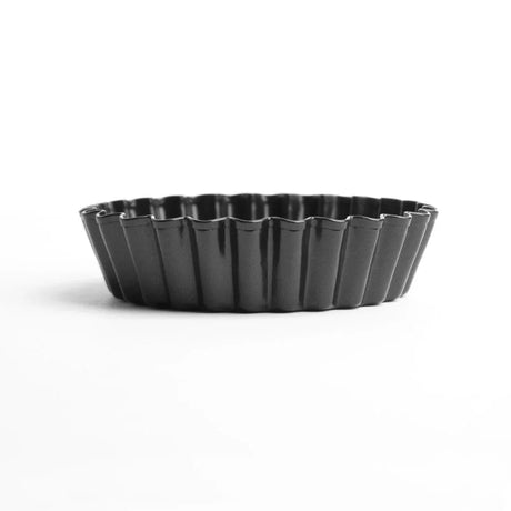 CW990 Vogue Non-Stick Mini Quiche Tin With Removable Base 80mm (Pack of 3) - JD Catering Equipment Solutions Ltd