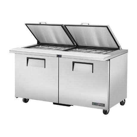 CX129 True Double Door Prep Counter Fridge TSSU-60-24M-B-ST-HC FLID JD Catering Equipment Solutions Ltd