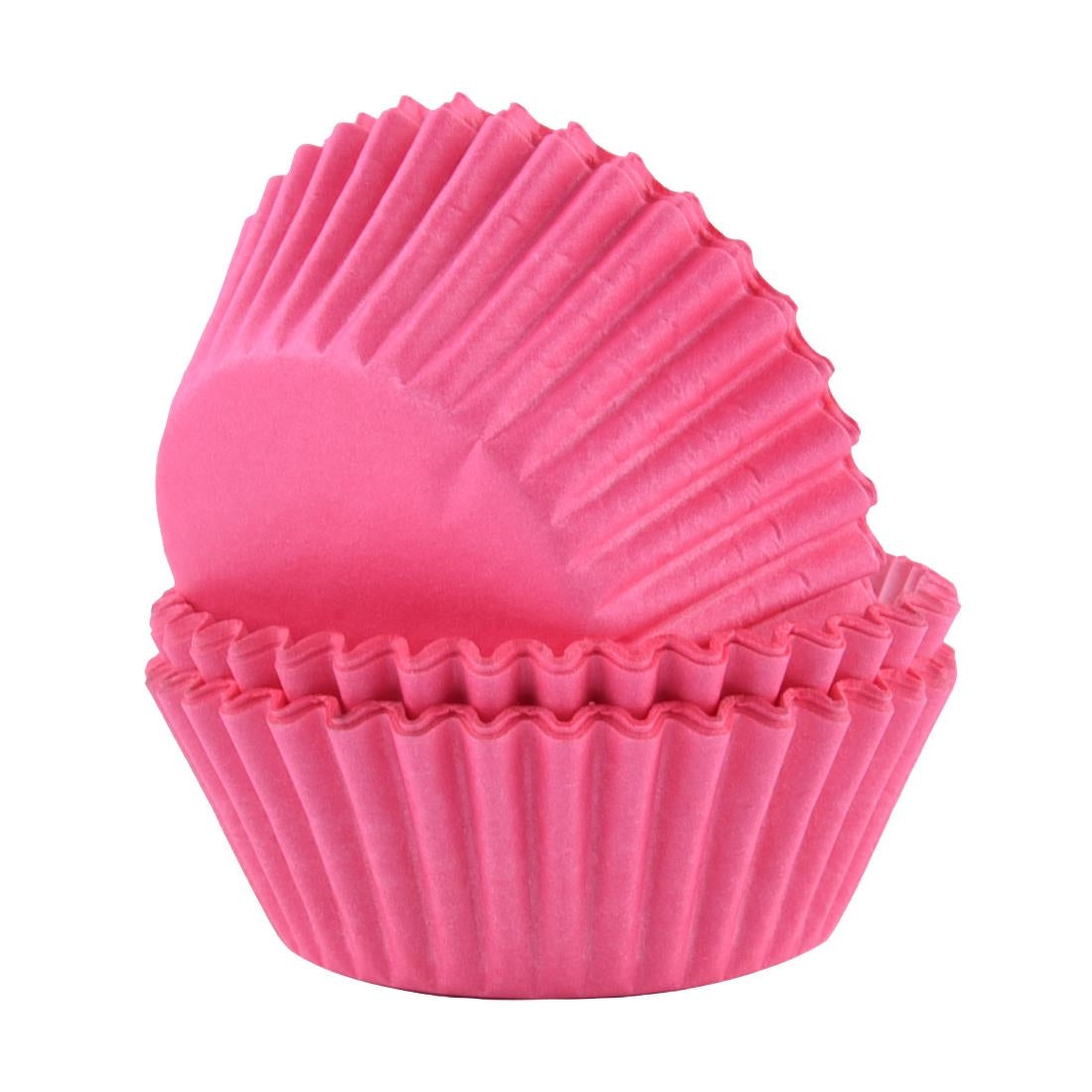 CX137 PME Block Colour Cupcake Cases Pink, Pack of 60 JD Catering Equipment Solutions Ltd