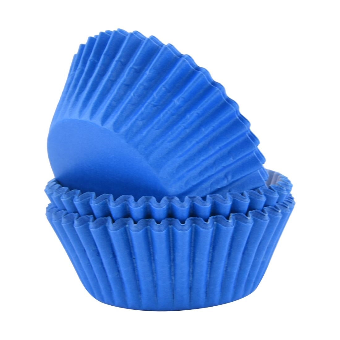 CX141 PME Block Colour Cupcake Cases Blue, Pack of 60 JD Catering Equipment Solutions Ltd
