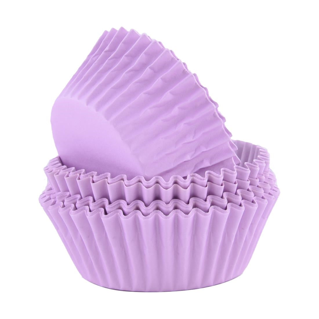 CX142 PME Block Colour Cupcake Cases Purple, Pack of 60 JD Catering Equipment Solutions Ltd