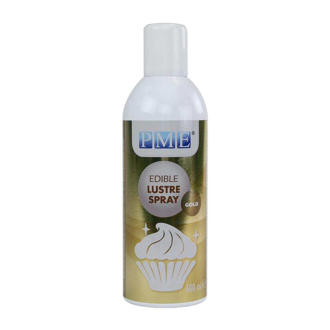 CX145 PME Edible Lustre Spray Gold 400ml JD Catering Equipment Solutions Ltd