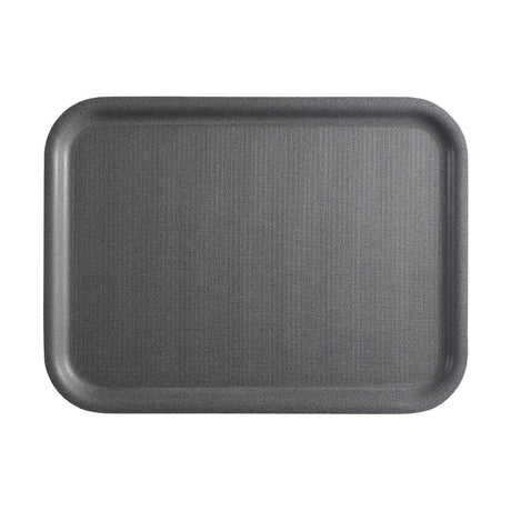 CX379 Cambro Mykonos Tray Charcoal Non-Slip Surface 330x430mm JD Catering Equipment Solutions Ltd