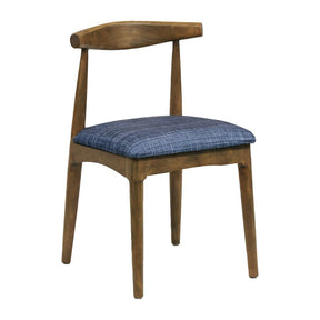 CX433 Austin Dining Chair Weather Oak with Helbeck Midnight Seat (Pack of 2) JD Catering Equipment Solutions Ltd