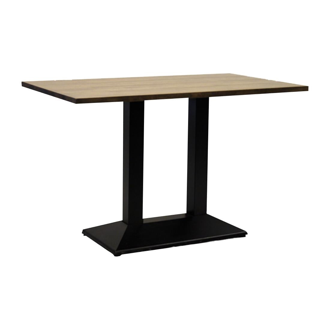 CX458 Turin Rectangular Dining Table Weathered Oak 1200x700mm JD Catering Equipment Solutions Ltd