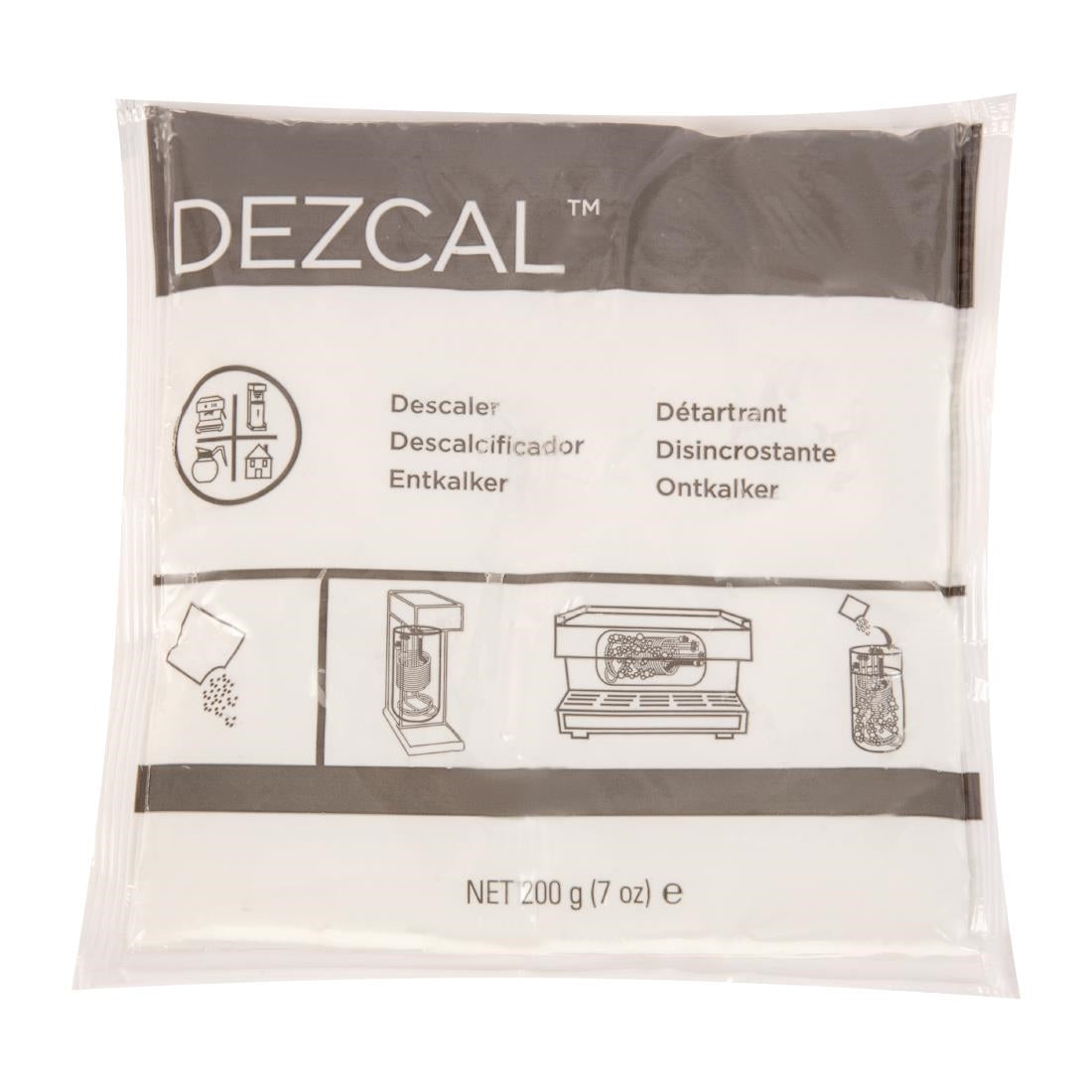 CX505 Urnex Dezcal Activated Scale Remover Powder Sachets 200g JD Catering Equipment Solutions Ltd