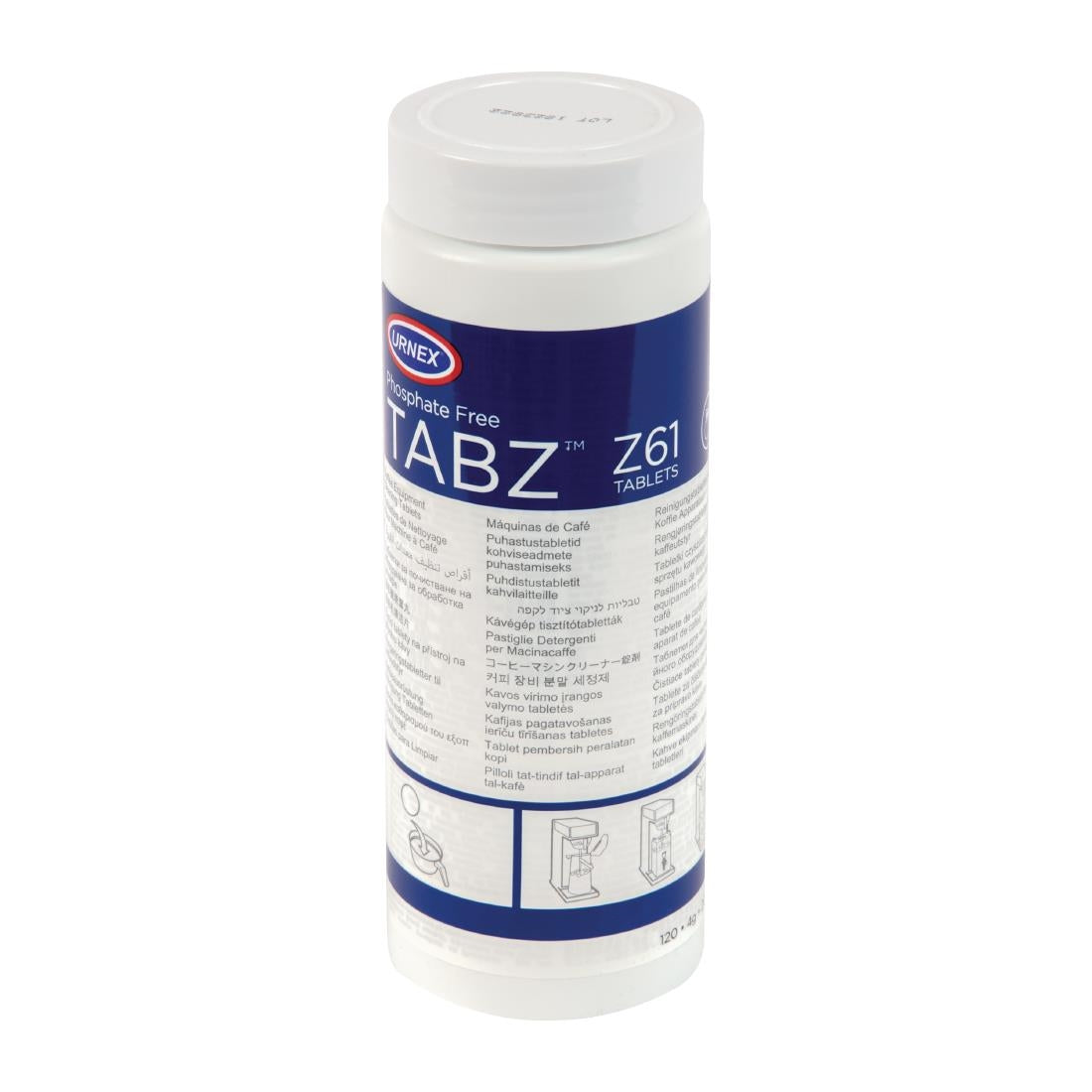 CX510 Urnex Tabz Coffee Equipment Cleaner Tablets 4g (Pack of 120) JD Catering Equipment Solutions Ltd