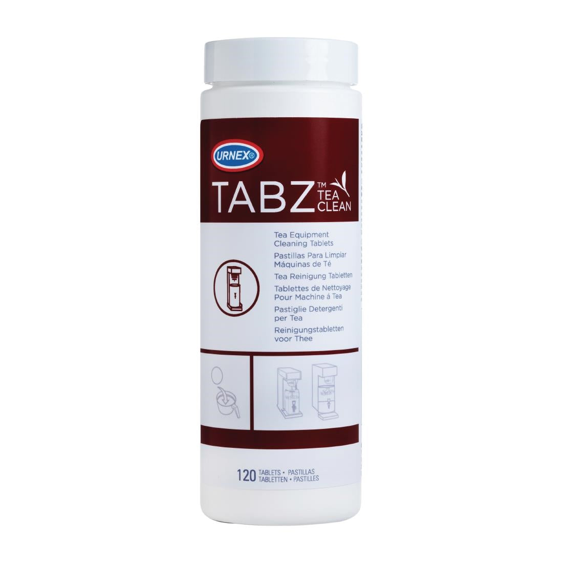 CX511 Urnex Tabz Tea Equipment Cleaner Tablets 4g (Pack of 120) JD Catering Equipment Solutions Ltd
