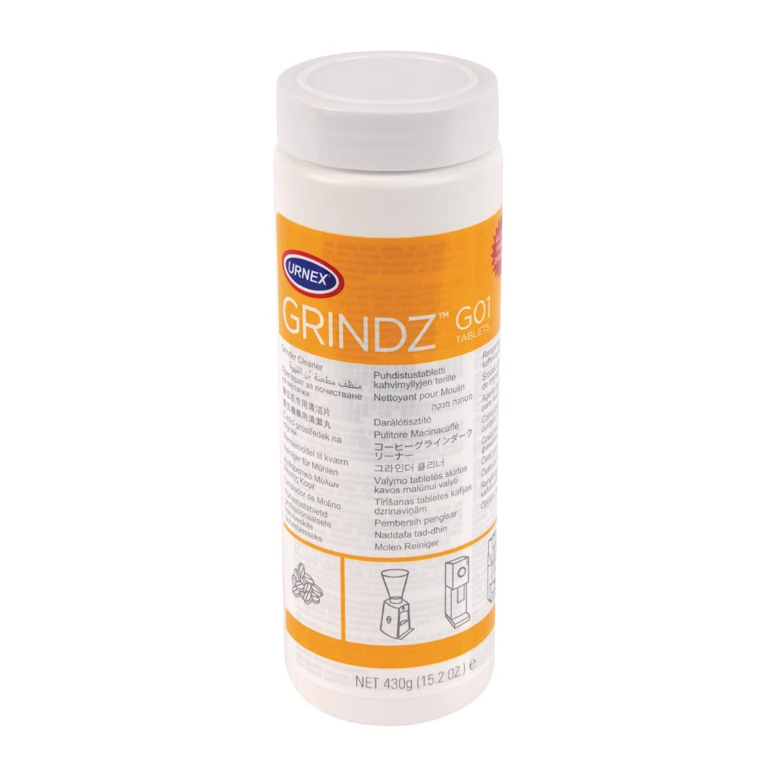 CX513 Urnex Grindz Coffee Grinder Cleaner Tablets 430g JD Catering Equipment Solutions Ltd