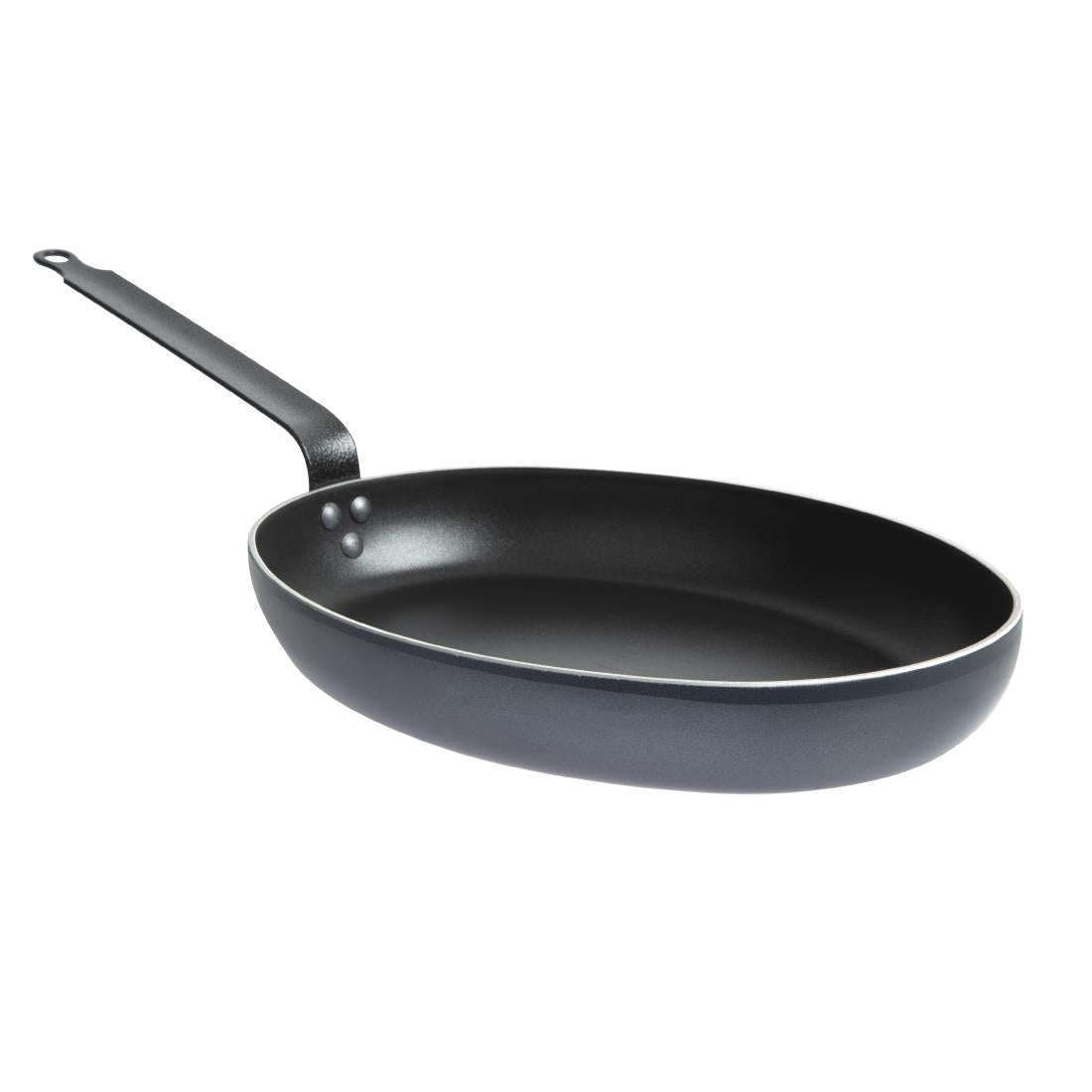 CX535 Matfer Bourgeat Classe Chef Non-Stick Aluminium Oval Fish Frying Pan 360mm JD Catering Equipment Solutions Ltd