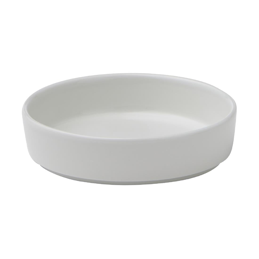 CX632 Churchill Super Vitrified Nourish Straight Sided Dish White 6oz (Pack of 12) JD Catering Equipment Solutions Ltd