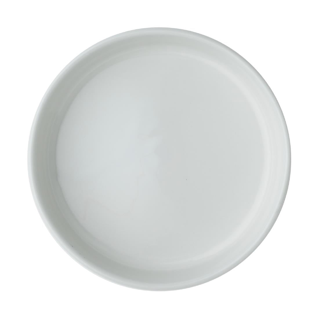 CX632 Churchill Super Vitrified Nourish Straight Sided Dish White 6oz (Pack of 12) JD Catering Equipment Solutions Ltd