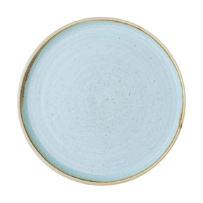 CX634 Churchill Stonecast Walled Plates Duck Egg 220mm (Pack of 6) - JD Catering Equipment Solutions Ltd