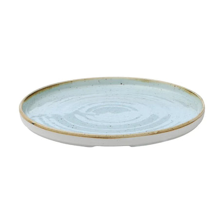 CX635 Churchill Stonecast Walled Plates Duck Egg 260mm (Pack of 6) - JD Catering Equipment Solutions Ltd