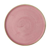 CX637 Churchill Stonecast Walled Plates Pink 260mm (Pack of 6) JD Catering Equipment Solutions Ltd