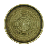 CX638 Churchill Stonecast Plume Walled Plates Green 220mm (Pack of 6) JD Catering Equipment Solutions Ltd