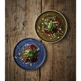 CX638 Churchill Stonecast Plume Walled Plates Green 220mm (Pack of 6) JD Catering Equipment Solutions Ltd