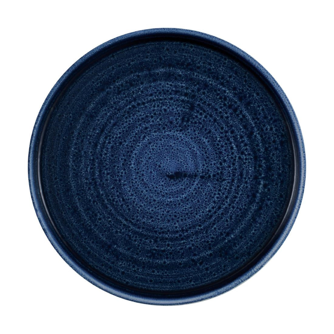 CX640 Churchill Stonecast Plume Walled Plates Ultramarine 220mm (Pack of 6) JD Catering Equipment Solutions Ltd