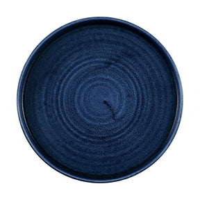CX641 Churchill Stonecast Plume Walled Plates Ultramarine 260mm (Pack of 6) - JD Catering Equipment Solutions Ltd