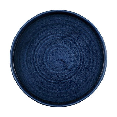 CX641 Churchill Stonecast Plume Walled Plates Ultramarine 260mm (Pack of 6) JD Catering Equipment Solutions Ltd
