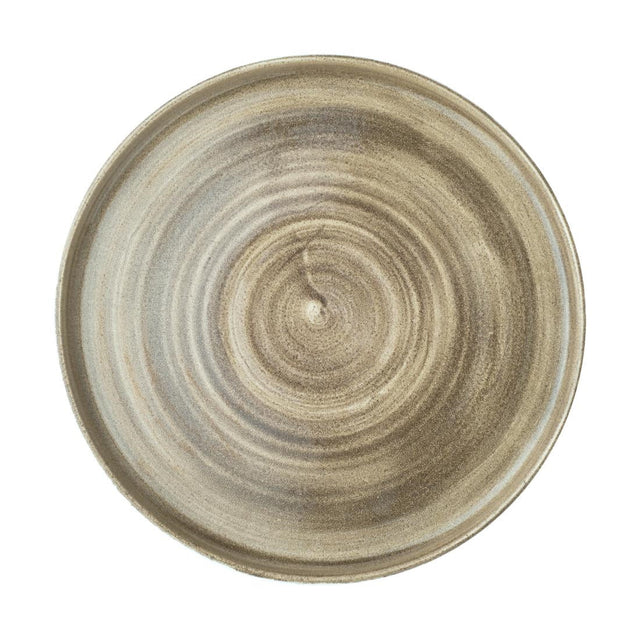 CX643 Churchill Stonecast Patina Antique Taupe Walled Plates 260mm (Pack of 6) JD Catering Equipment Solutions Ltd