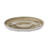 CX643 Churchill Stonecast Patina Antique Taupe Walled Plates 260mm (Pack of 6) JD Catering Equipment Solutions Ltd