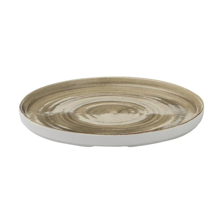 CX643 Churchill Stonecast Patina Antique Taupe Walled Plates 260mm (Pack of 6) - JD Catering Equipment Solutions Ltd