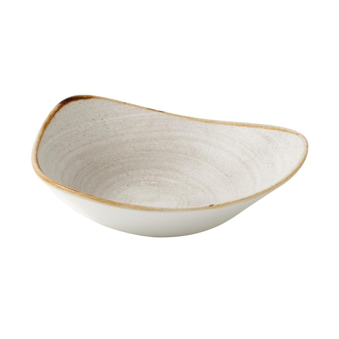 CX657 Churchill Stonecast Raw Lotus Bowls Grey 228mm (Pack of 12) JD Catering Equipment Solutions Ltd