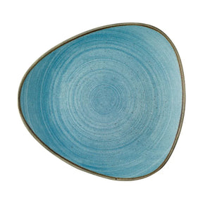 CX665 Churchill Stonecast Raw Lotus Plates Teal 228mm (Pack of 12) - JD Catering Equipment Solutions Ltd