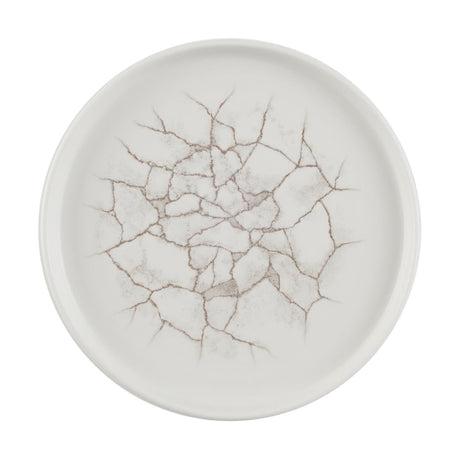 CX676 Churchill Studio Prints Kintsugi Agate Walled Plates Grey 220mm (Pack of 6) JD Catering Equipment Solutions Ltd
