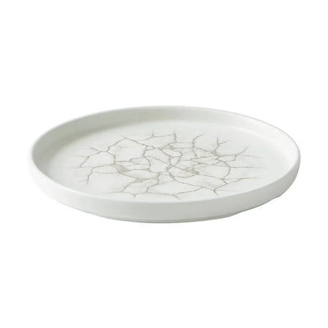 CX676 Churchill Studio Prints Kintsugi Agate Walled Plates Grey 220mm (Pack of 6) - JD Catering Equipment Solutions Ltd