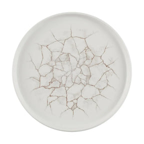 CX677 Churchill Studio Prints Kintsugi Agate Walled Plates Grey 260mm (Pack of 6) - JD Catering Equipment Solutions Ltd