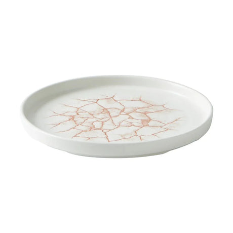 CX688 Churchill Studio Prints Kintsugi Walled Plates Coral 220mm (Pack of 6) - JD Catering Equipment Solutions Ltd