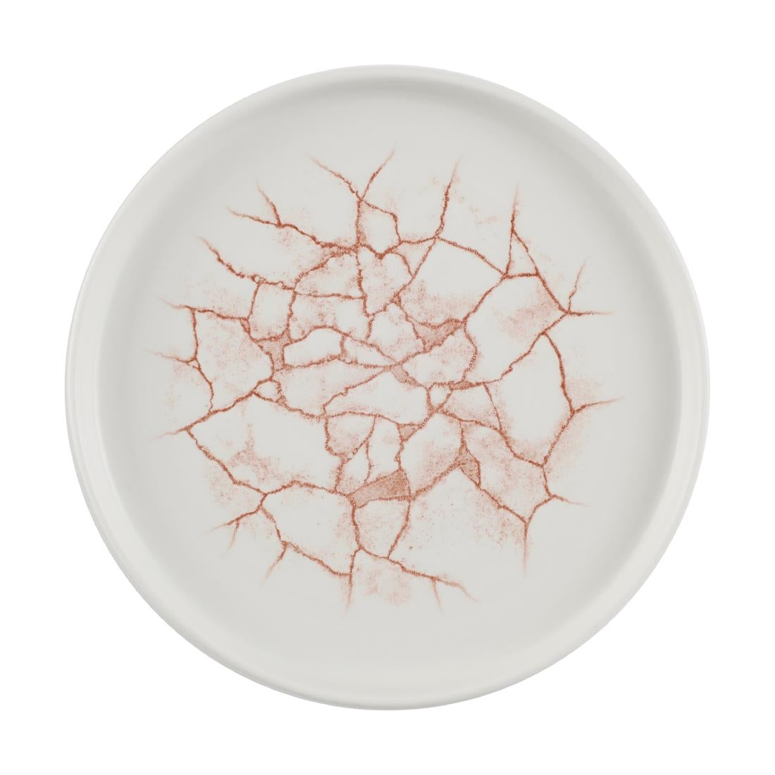 CX688 Churchill Studio Prints Kintsugi Walled Plates Coral 220mm (Pack of 6) JD Catering Equipment Solutions Ltd