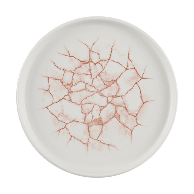 CX688 Churchill Studio Prints Kintsugi Walled Plates Coral 220mm (Pack of 6) JD Catering Equipment Solutions Ltd