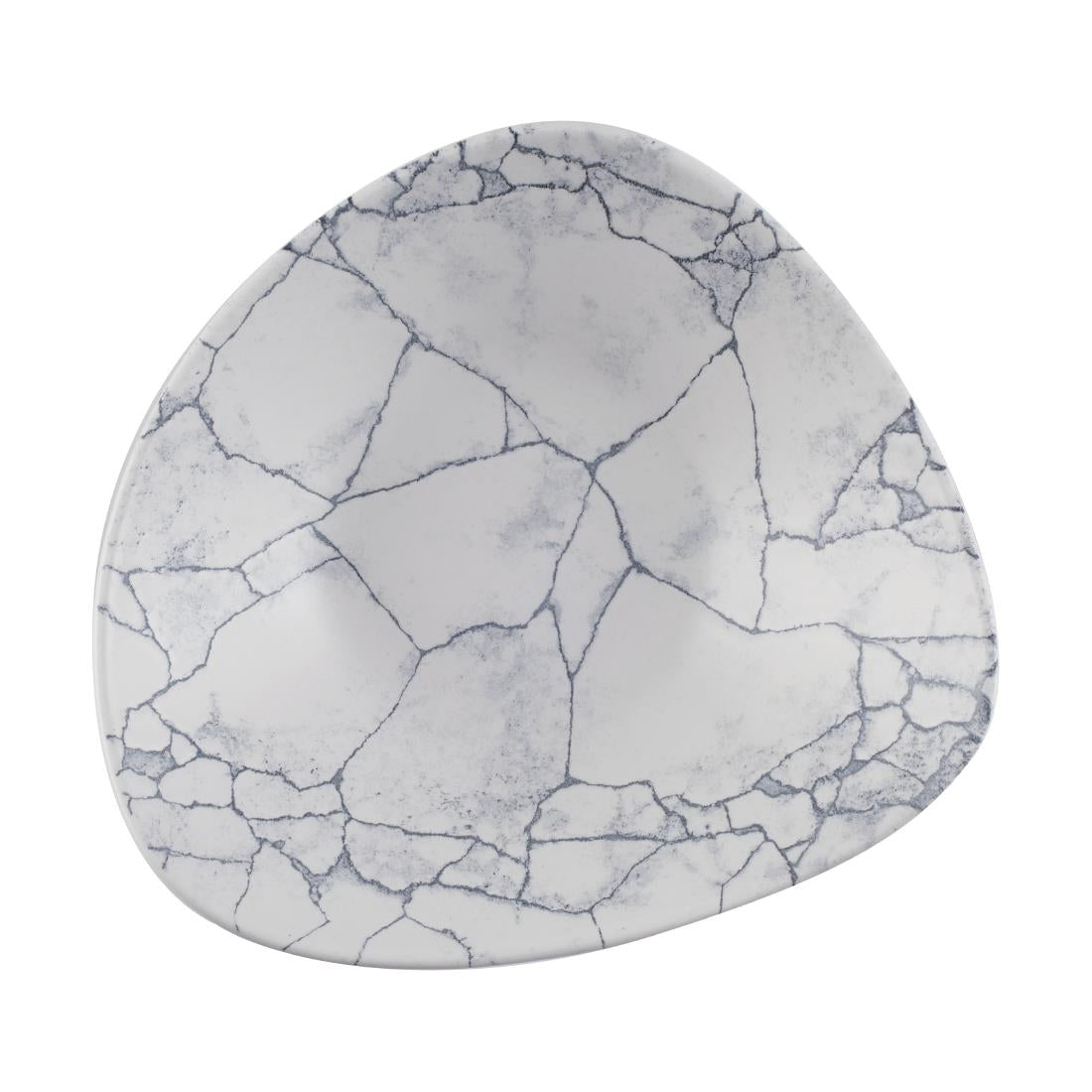CX696 Churchill Studio Prints Kintsugi Pearl Lotus Bowls Grey 228mm (Pack of 12) JD Catering Equipment Solutions Ltd