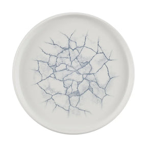 CX697 Churchill Studio Prints Kintsugi Pearl Walled Plates Grey 220mm (Pack of 6) - JD Catering Equipment Solutions Ltd