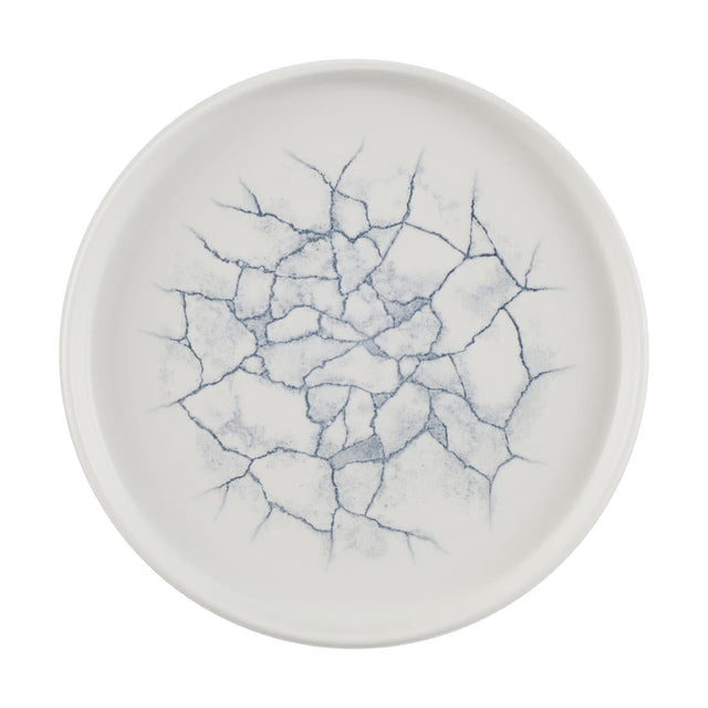 CX697 Churchill Studio Prints Kintsugi Pearl Walled Plates Grey 220mm (Pack of 6) JD Catering Equipment Solutions Ltd