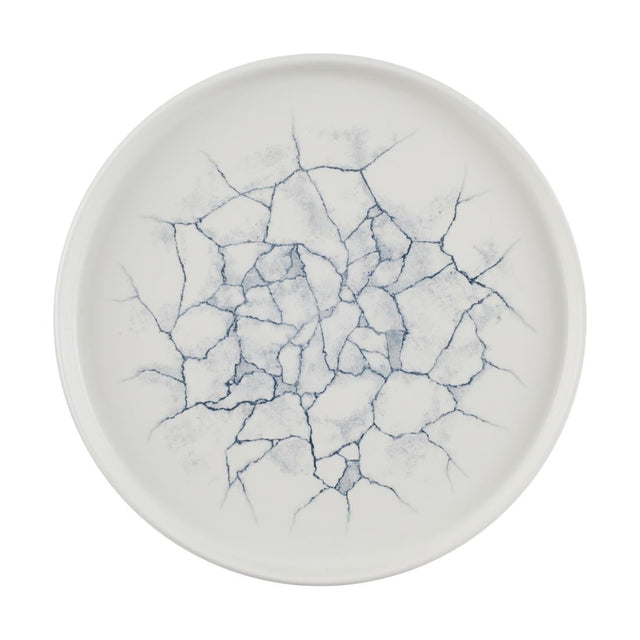 CX698 Churchill Studio Prints Kintsugi Pearl Walled Plates Grey 260mm (Pack of 6) JD Catering Equipment Solutions Ltd