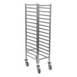 CX724 Matfer Bourgeat 15 Level Gastronorm Racking Trolley 1/1GN JD Catering Equipment Solutions Ltd