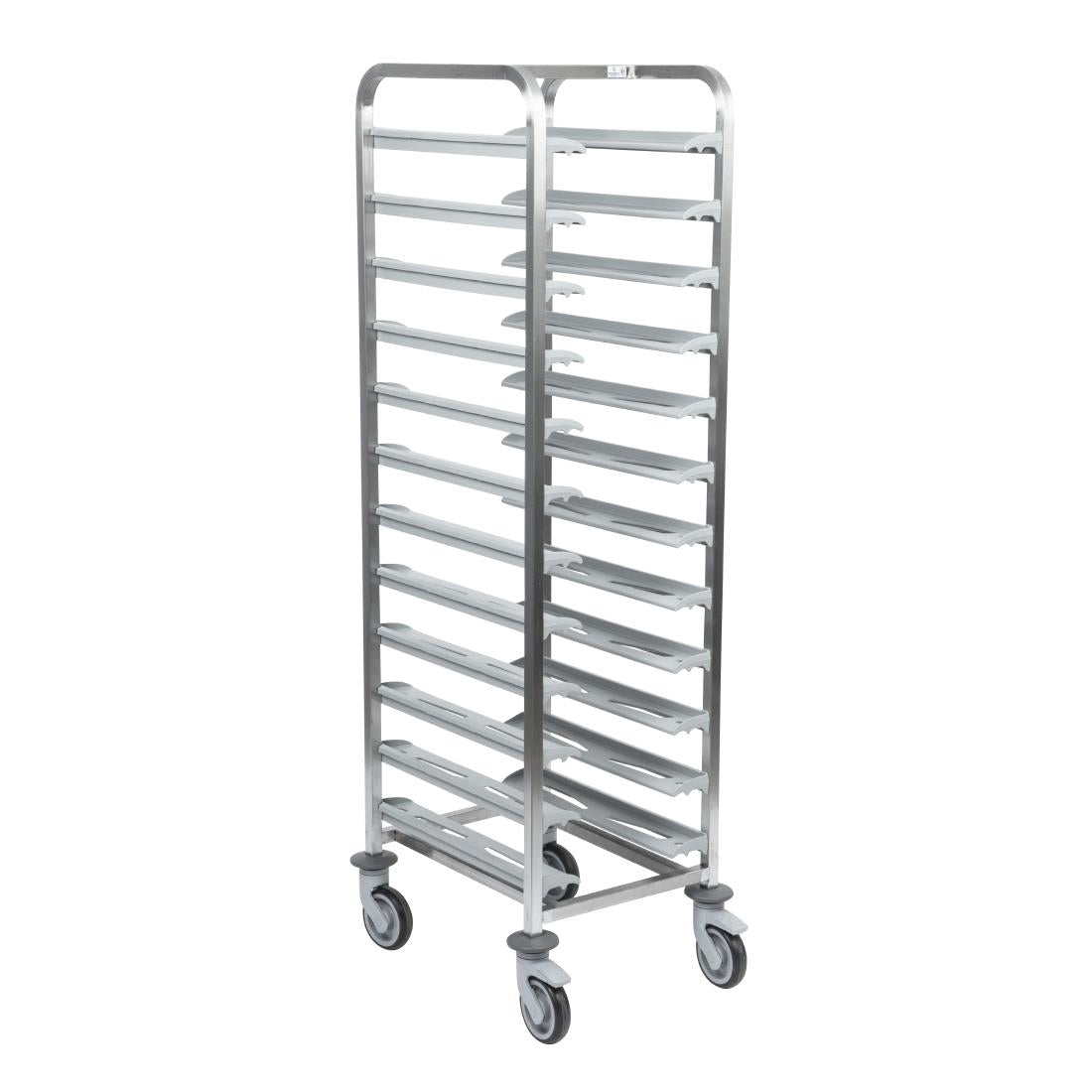 CX726 Matfer Bourgeat 12 Tray Cafeteria Trolley Grey JD Catering Equipment Solutions Ltd