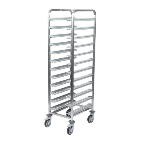 CX726 Matfer Bourgeat 12 Tray Cafeteria Trolley Grey JD Catering Equipment Solutions Ltd