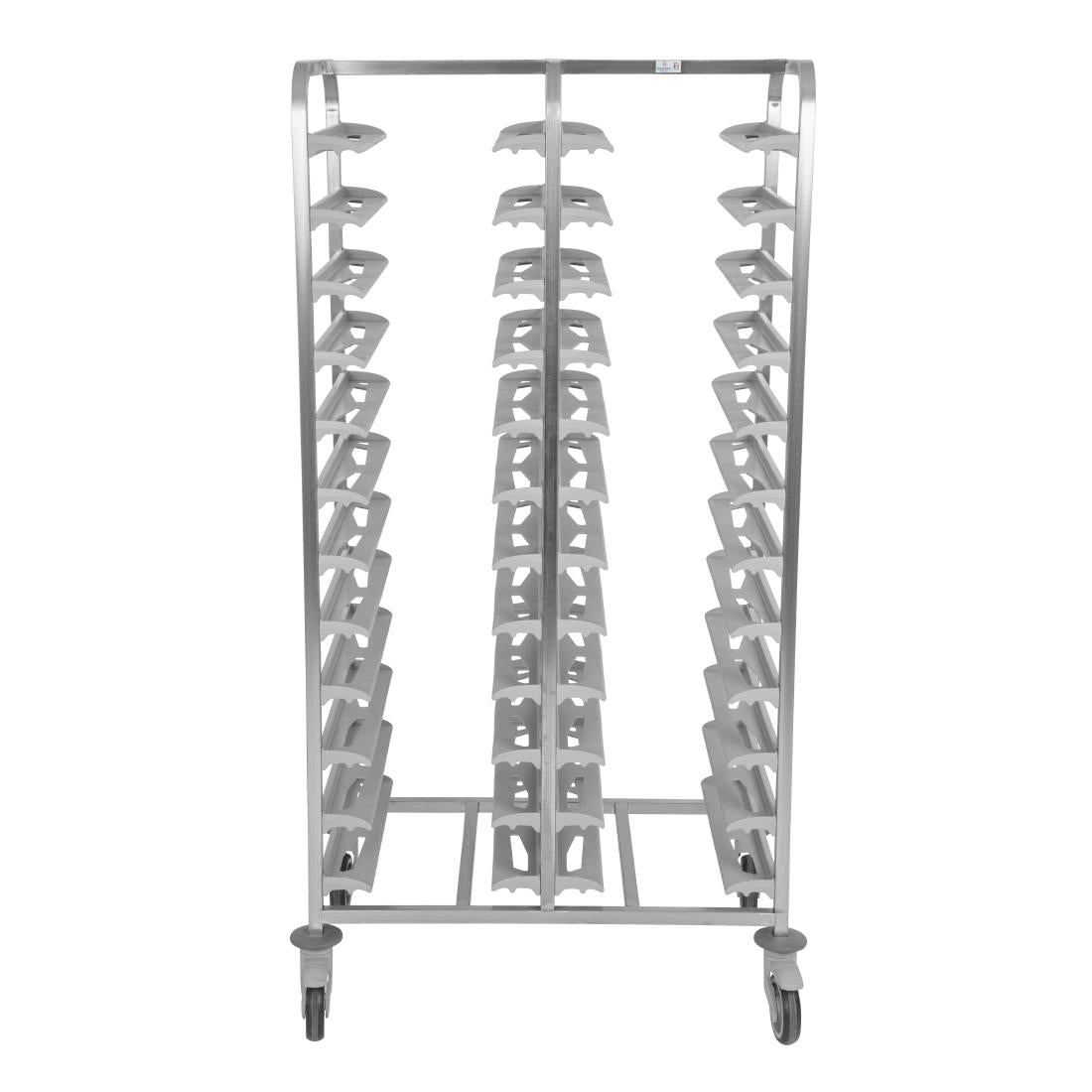 CX729 Matfer Bourgeat 24 Tray Cafeteria Trolley Grey JD Catering Equipment Solutions Ltd