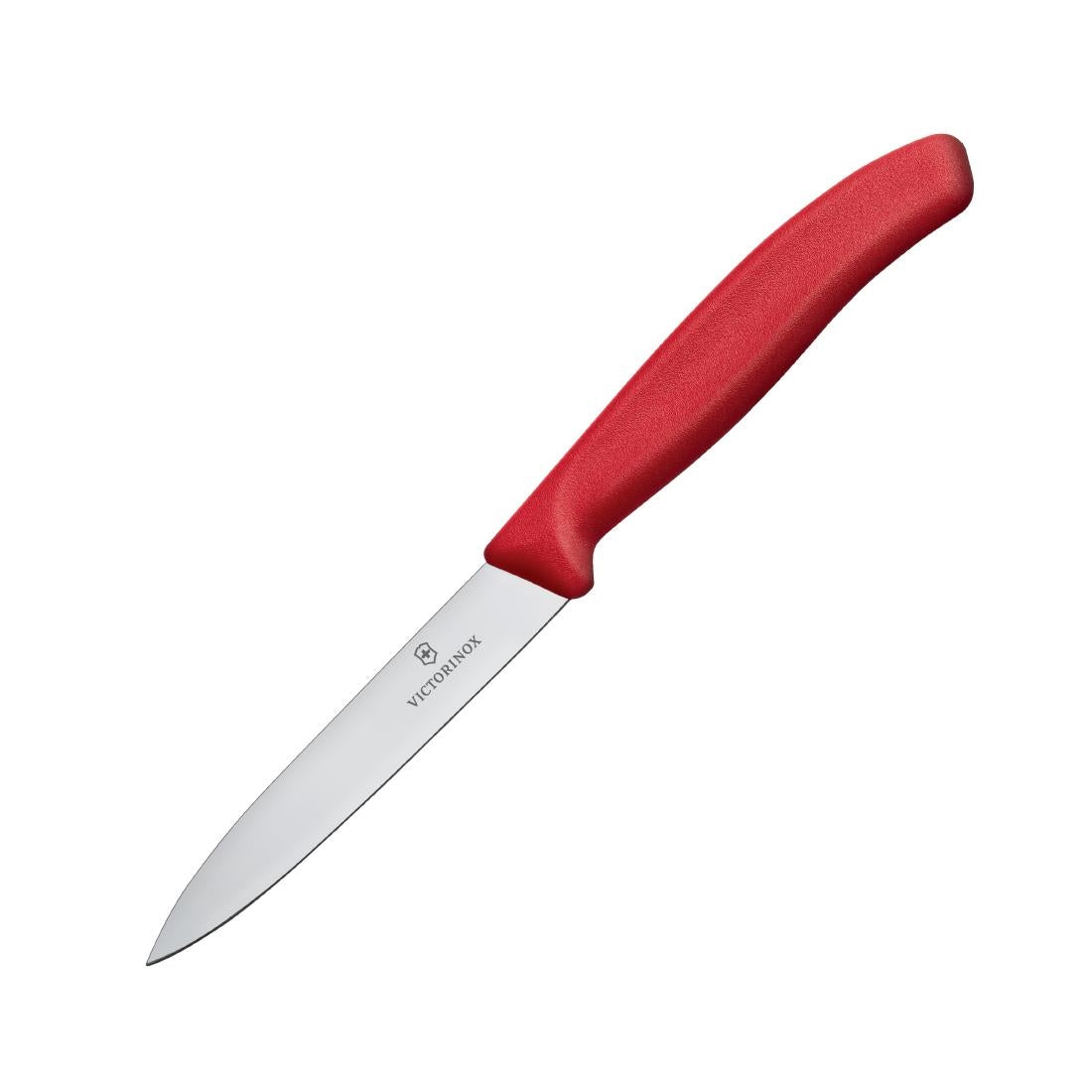CX750 Victorinox Paring Knife Pointed Tip 10cm Red JD Catering Equipment Solutions Ltd