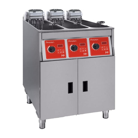 CX904 FriFri Precision 633 Electric Free Standing Triple Tank Filtration Fryer PL633M31G0 JD Catering Equipment Solutions Ltd