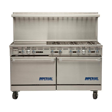 CX913 Imperial 6 Burner Oven Range with Griddle LPG IR-6-G24 JD Catering Equipment Solutions Ltd