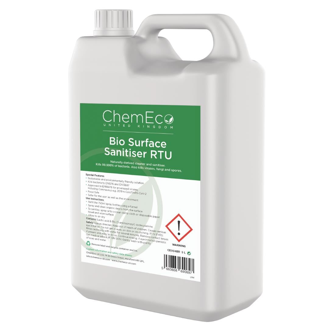 CX940 Bio Surface Sanitiser RTU 5Ltr JD Catering Equipment Solutions Ltd