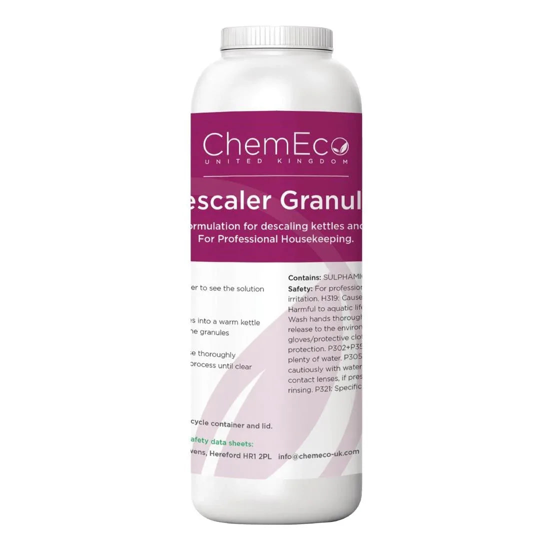 CX950 ChemEco Descaler Granules 500g - JD Catering Equipment Solutions Ltd